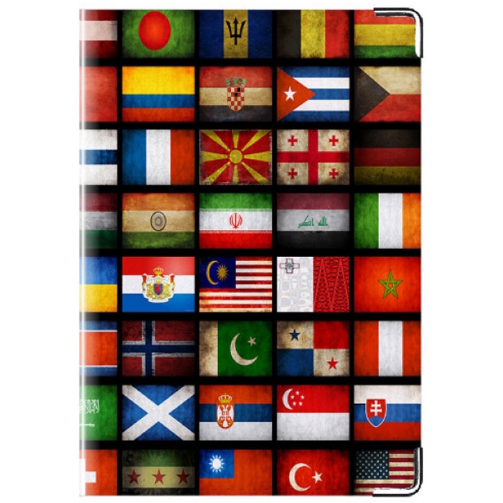 фото Обложка для паспорта кожа Флаги Tina bolotina