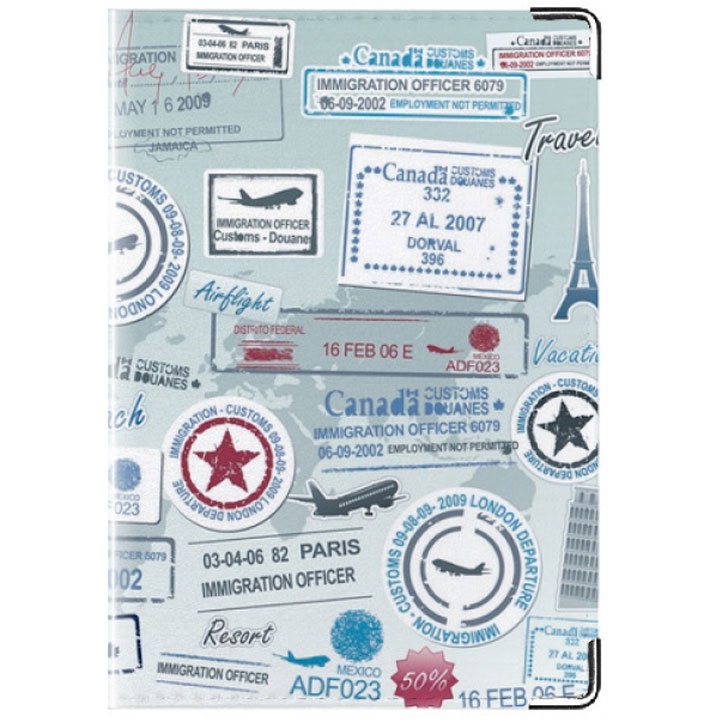 фото Обложка для паспорта Отметки путешественника Tina bolotina