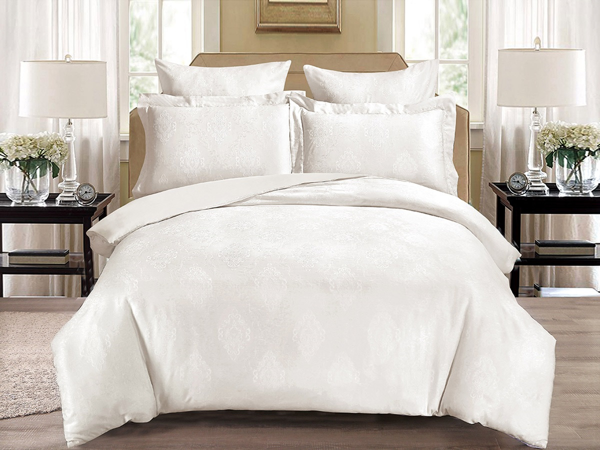 фото Комплект постельного белья Cleo Soft Cotton, семейный, 41/005-SC, белый, наволочки 50х70, 70х70