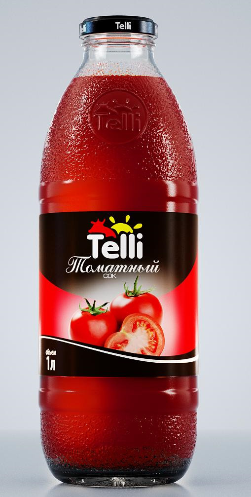 фото Сок Telli томатный, 1 л