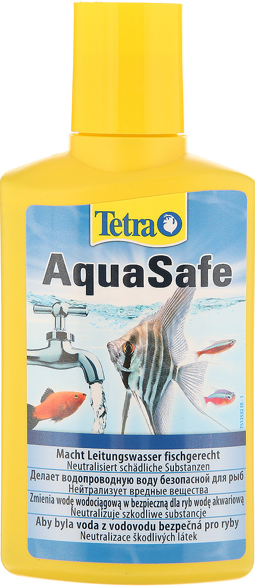 фото Кондиционер Tetra "AquaSafe" для подготовки воды аквариума, 250 мл