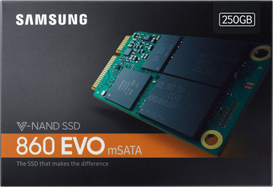 фото SSD диск Samsung 860 EVO mSATA, 250 ГБ