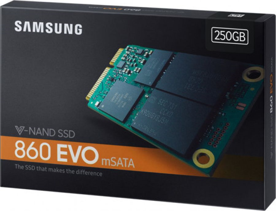 фото SSD диск Samsung 860 EVO mSATA, 250 ГБ