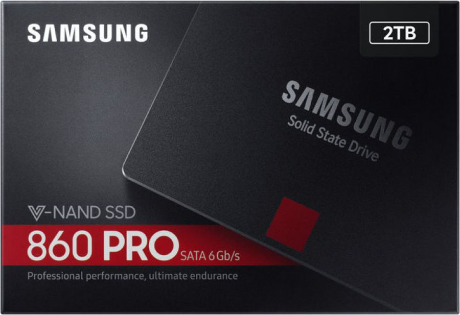 фото SSD диск Samsung 860 PRO, 2 ТБ (MZ-76P2T0BW)