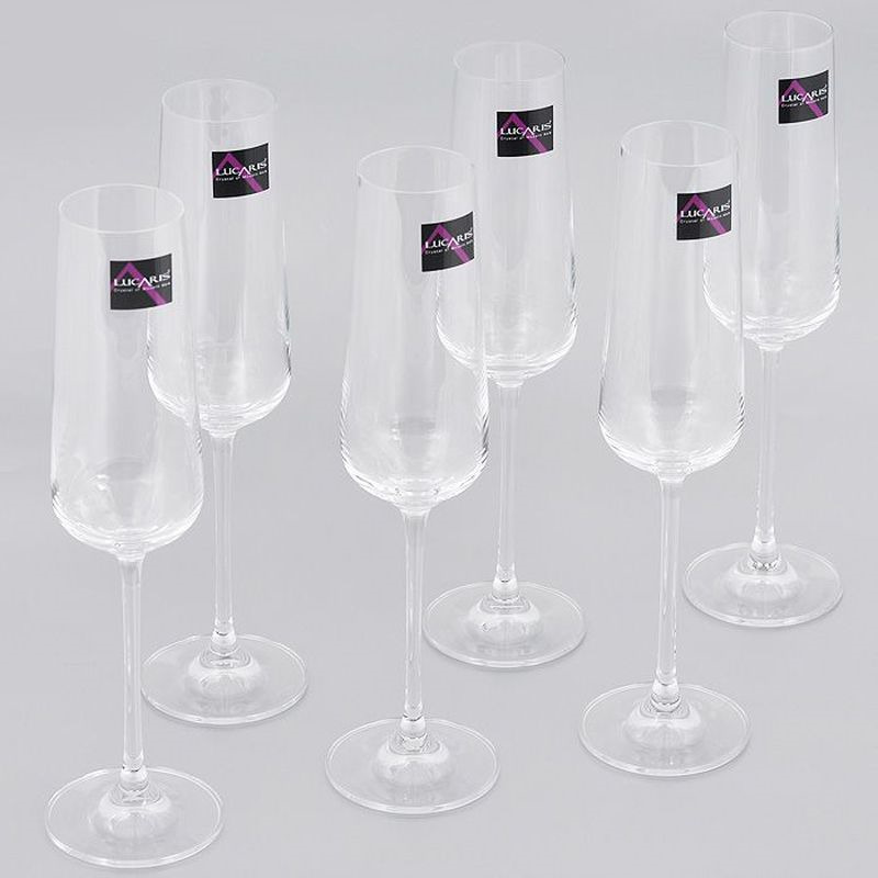 фото Набор бокалов для шампанского Lucaris Hong Kong, Л8455, 270 мл, 6 шт