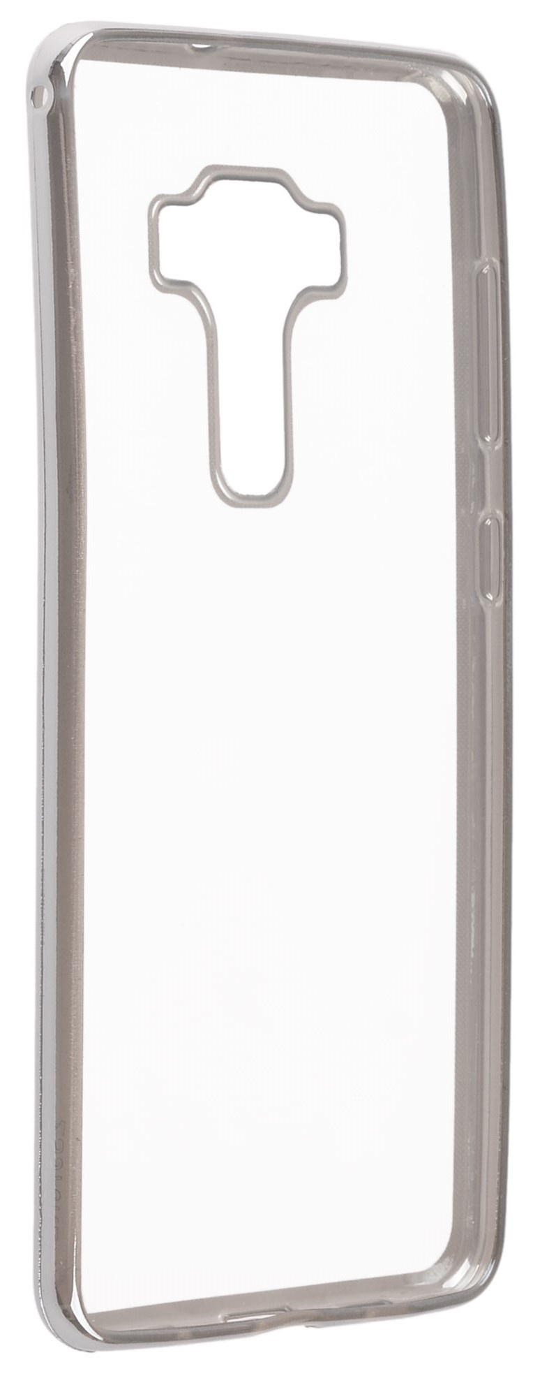 фото Накладка Skinbox Silicone chrome border для Asus ZS570KL, 2000000105567, серебристый