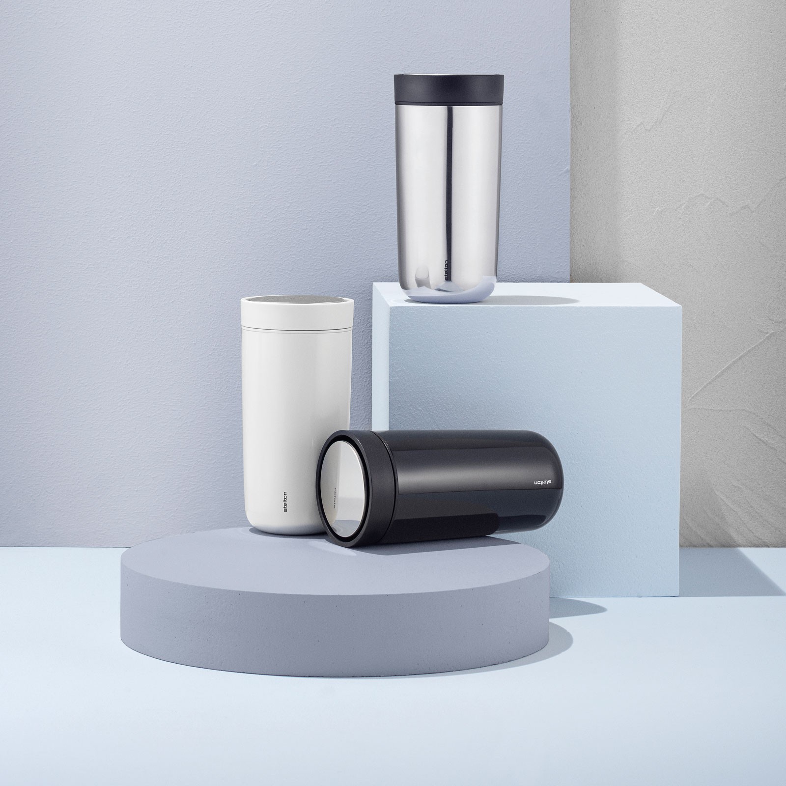 фото Термокружка Stelton To Go Click, 570-1, стальной черный