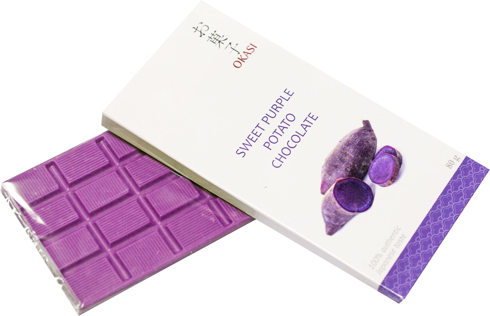 Шоколад Okasi с бататом фиолетовым