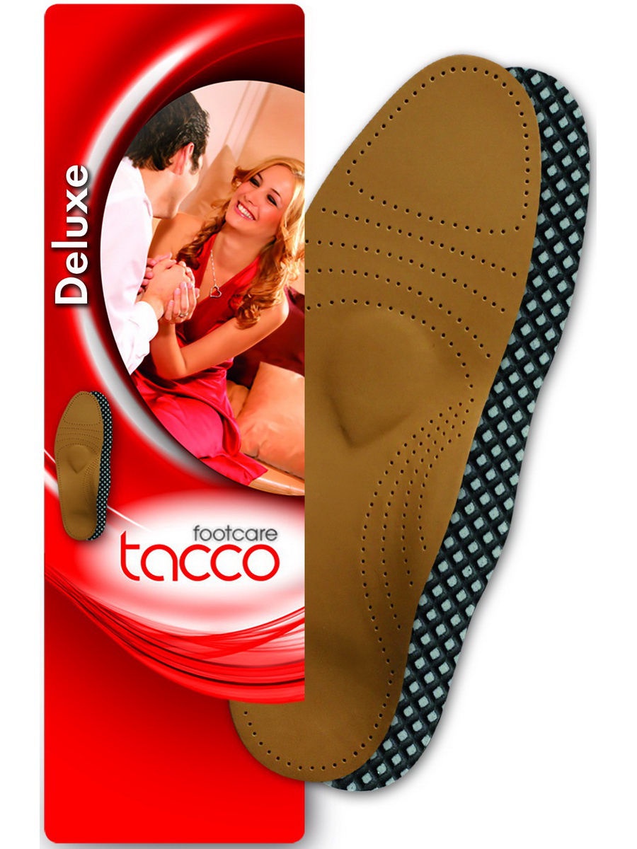 фото Стельки для обуви Tacco Footcare Deluxe, 189-694-38, овечья кожа, размер 38