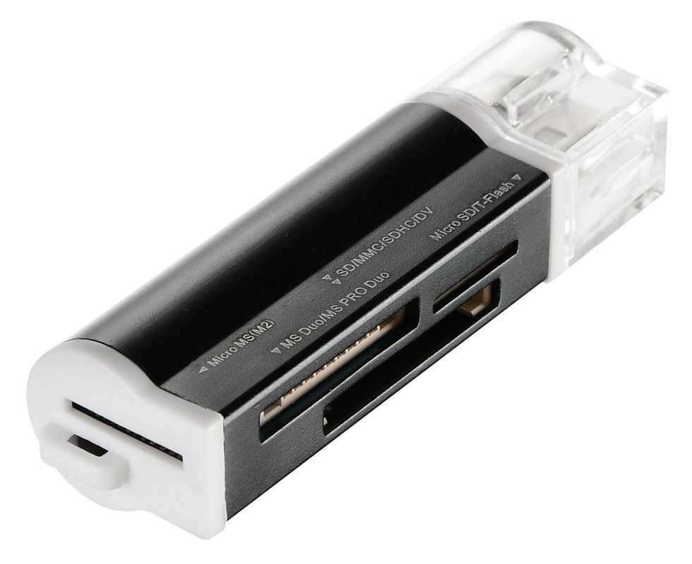 фото Устройство чтения карт памяти Buro USB2.0, BU-CR-3101, черный