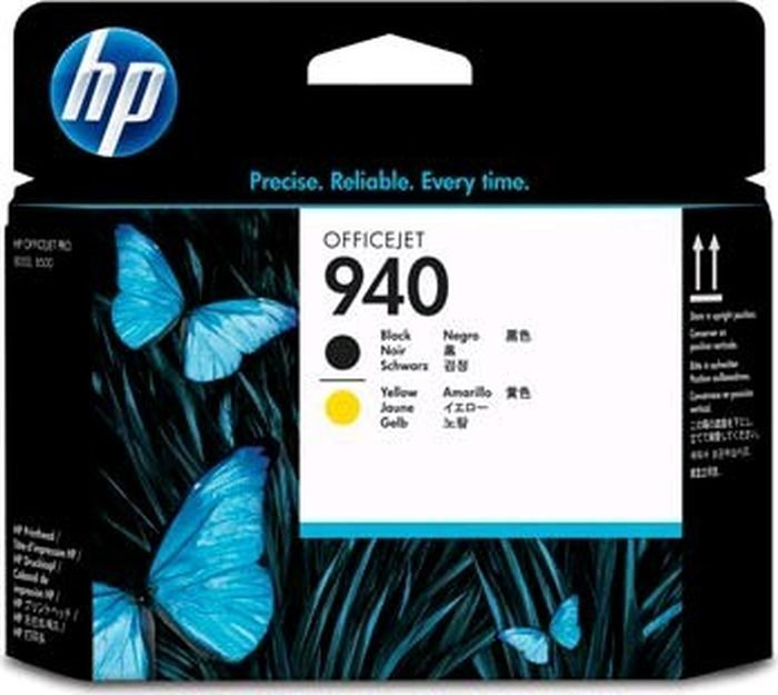 Картридж струйный HP 940 C4900A для HP OfficeJet Pro 8000/8500/8500a, Black, Yellow Картридж струйный HP 940 C4900A для HP OfficeJet Pro 8000/8500/8500a, Black, Yellow