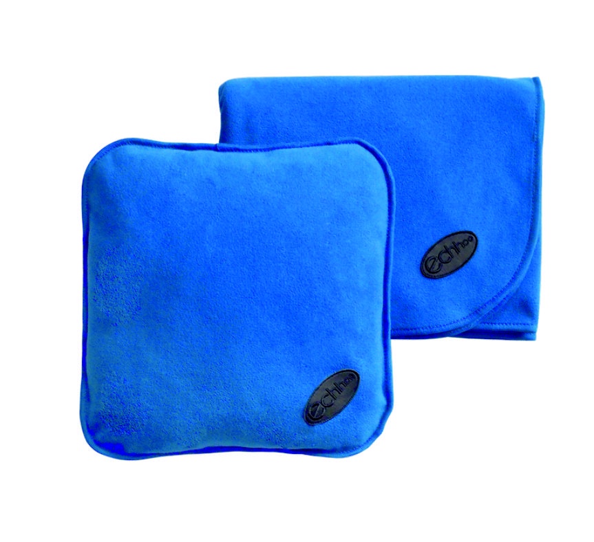 Подарочный набор автолюбителю ECHHOO Набор автомобильный детский (подушка и плед), 07023-синий, синий