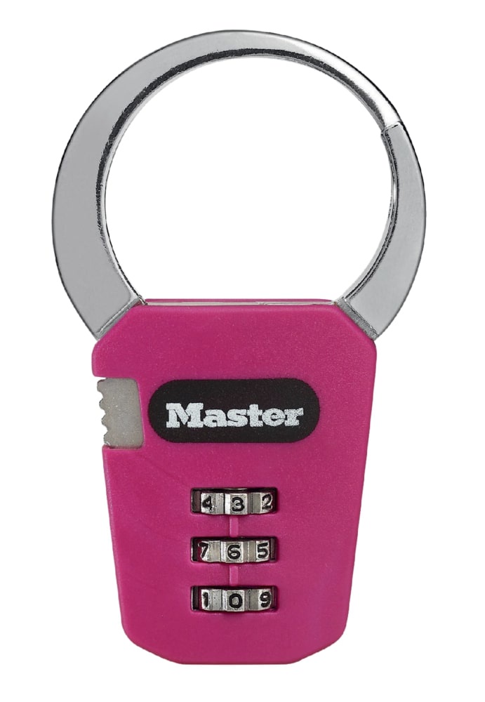 фото Замок MasterLock Карабин с шифром. Кольцо A5/B30/C38/D84 оц.ст. 3ц смен, 1550EURDCOL