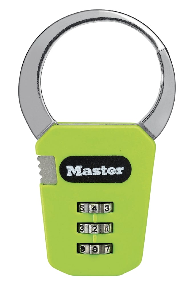 фото Замок MasterLock Карабин с шифром. Кольцо A5/B30/C38/D84 оц.ст. 3ц смен, 1550EURDCOL