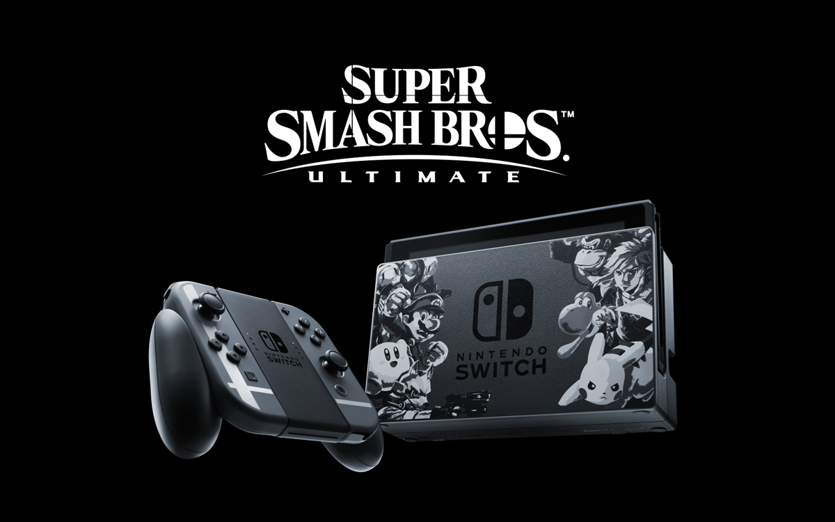 фото Игровая приставка Nintendo Switch + игра Super Smash Bros. Ultimate