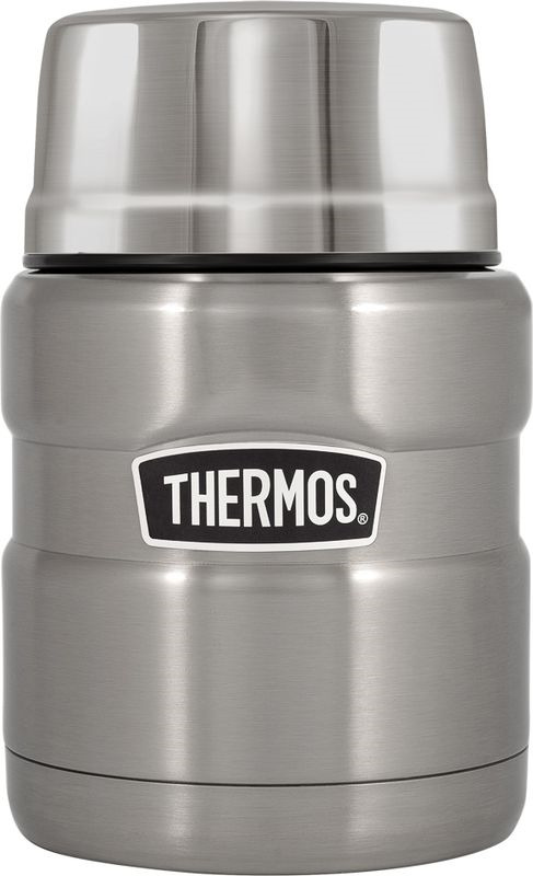 фото Термос Thermos King SK3020ST, с ложкой, 155696, серый металлик, 700 мл