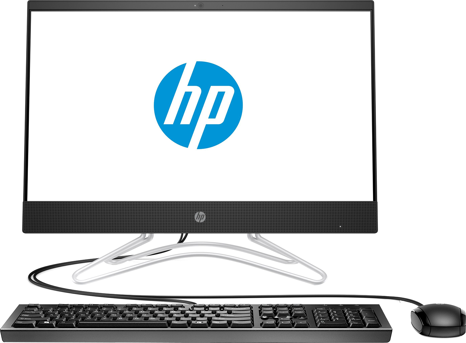 фото Моноблок HP 22-c0015ur, 4GS07EA, 21.5", черный