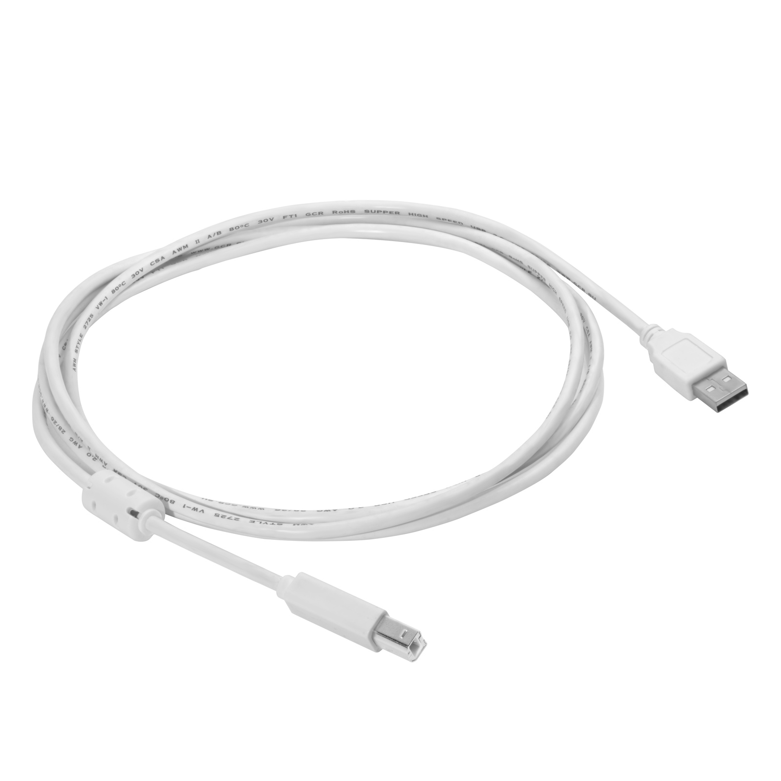 Кабель-шнур Greenconnect USB 2.0 1 м, GCR-UPC6M-BC2S-F, белый
