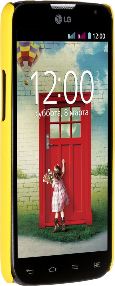 фото Накладка skinBOX для LG L90, 2000000063553, желтый