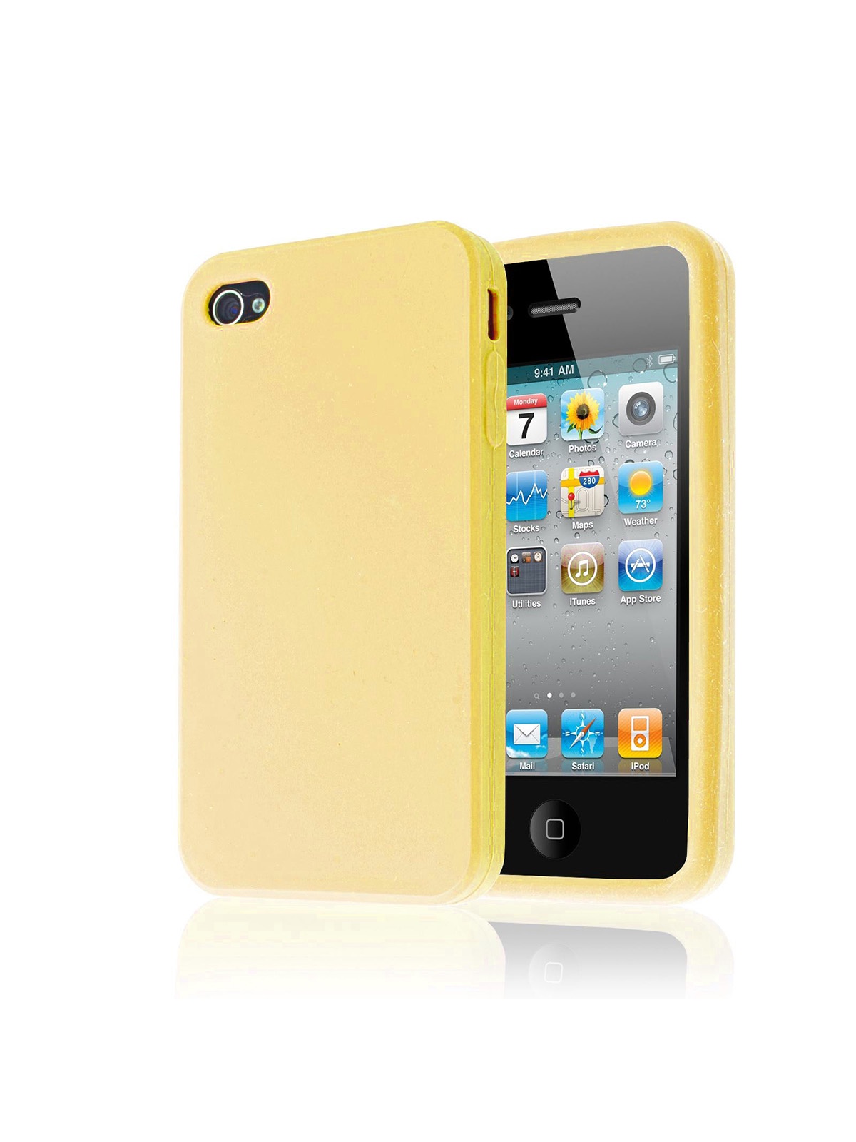 Чехол/бампер Yoho для iPhone 4/4S, YCHI44SY, желтый