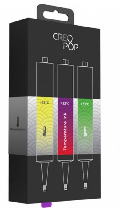 фото Картридж для 3D ручки CreoPop, SKU010, желтый, пурпурный, зеленый