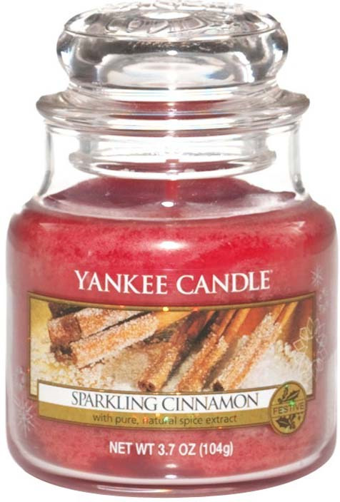 фото Свеча ароматизированная Yankee Candle "Сверкающая корица / Sparkling Cinnamon", 1100954E, 104 г