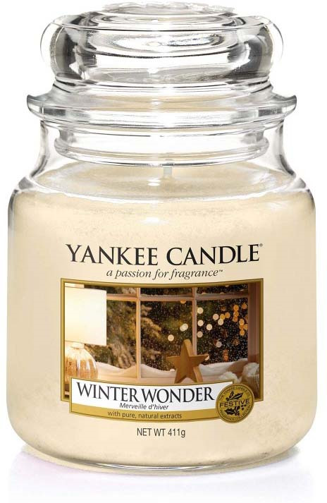 фото Свеча ароматизированная Yankee Candle "Новогоднее чудо", в стеклянной банке, 1595600E, 411 г