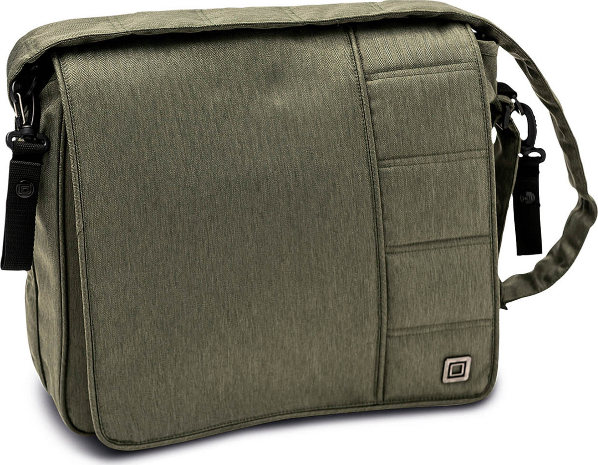 фото Сумка на коляску Moon Messenger Bag Olive Fishbone (895) 2018, 65.000.042-895