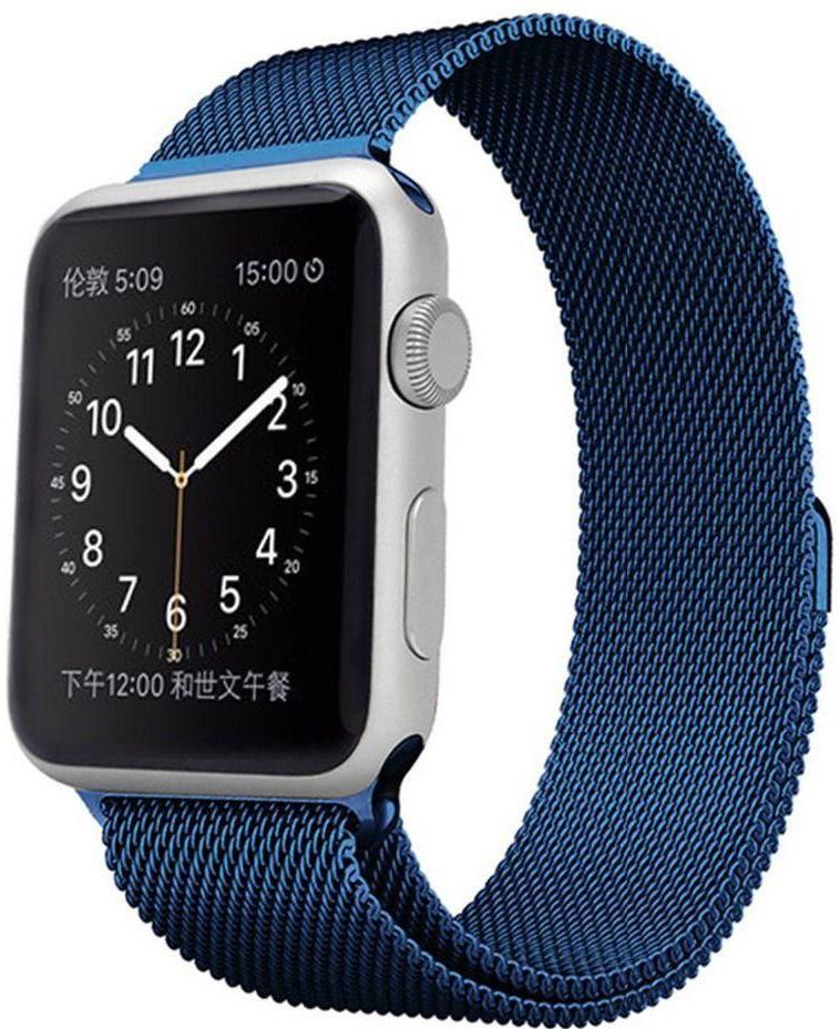 фото Ремешок для смарт-часов Aceshley для Apple Watch 38 мм, 1159, синий