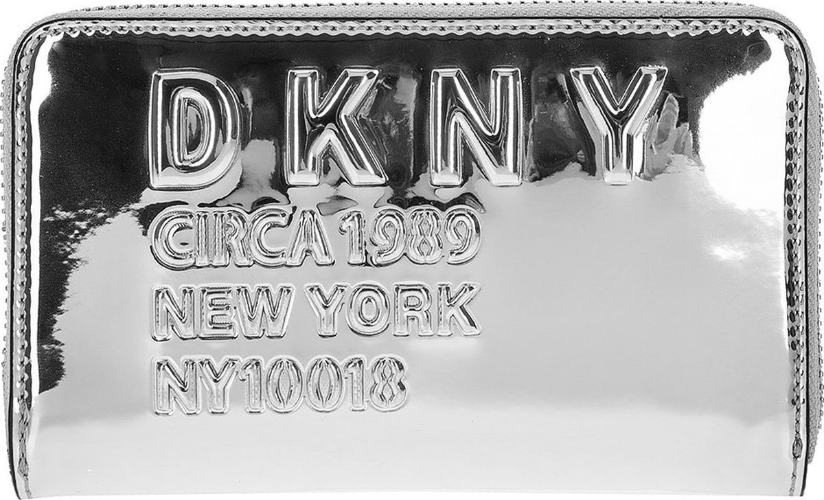 фото Кошелек женский DKNY, R832Y636/SIL, серебристый