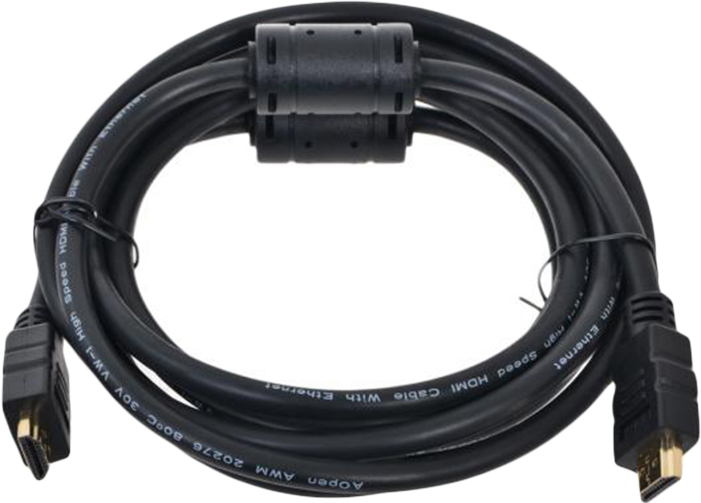 фото Кабель HDMI 19M/M ver 2.0, 1.8М, 2 фильтра Aopen <ACG711D-1.8M>