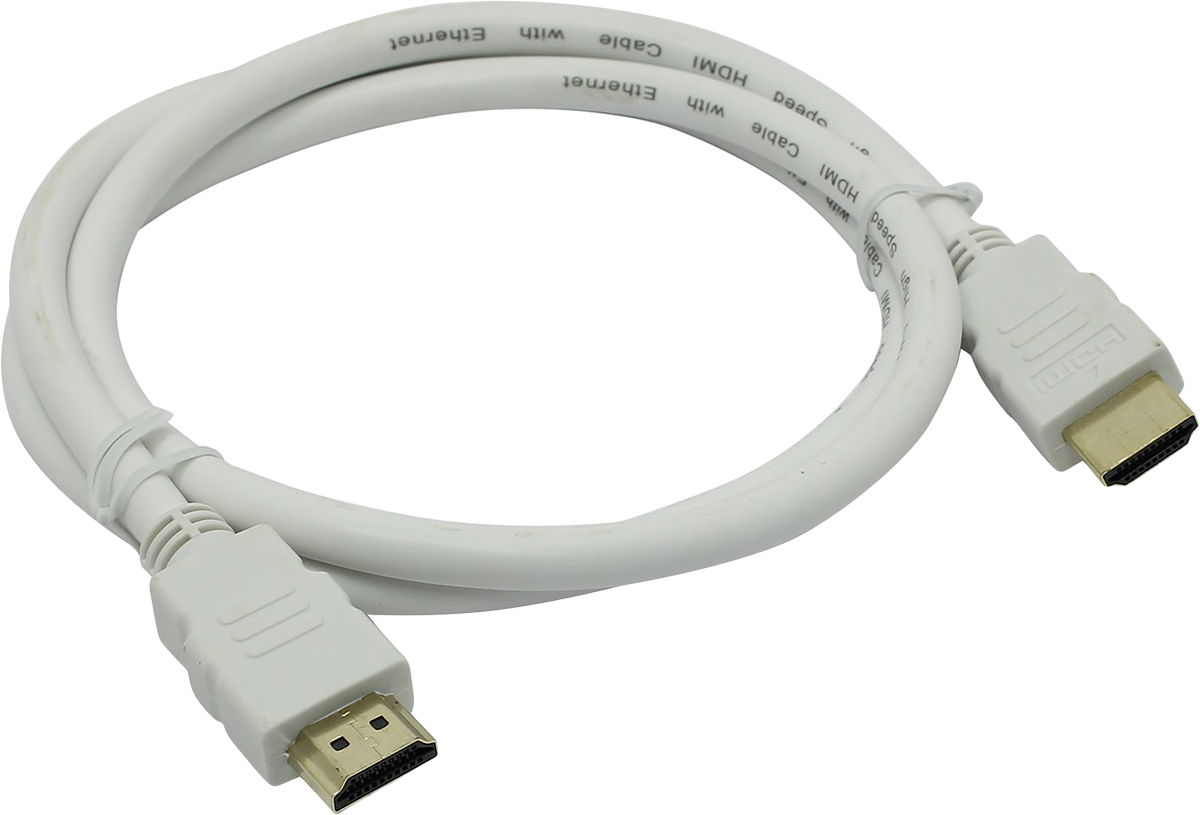 фото Кабель AOpen HDMI, ACG511W-1M, 1 м, белый