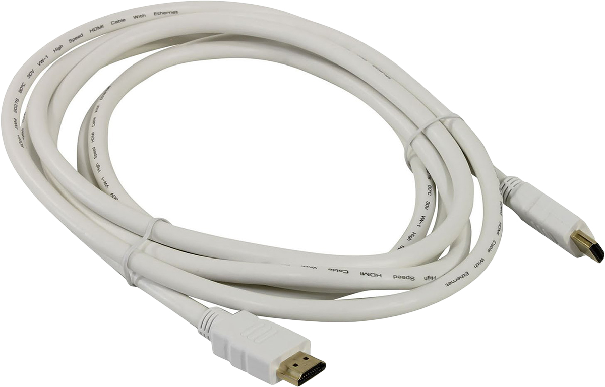 фото Кабель AOpen HDMI, ACG511W-3M, 3 м, белый