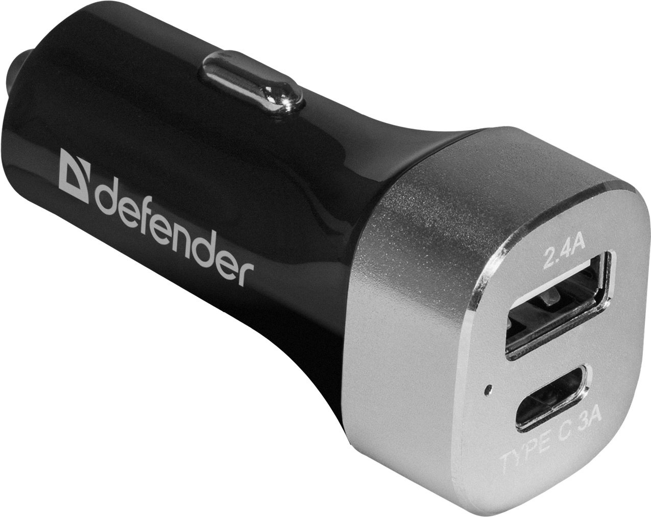 Автомобильное зарядное устройство Defender UCG-01 5.4А USB-C USB черный 83569