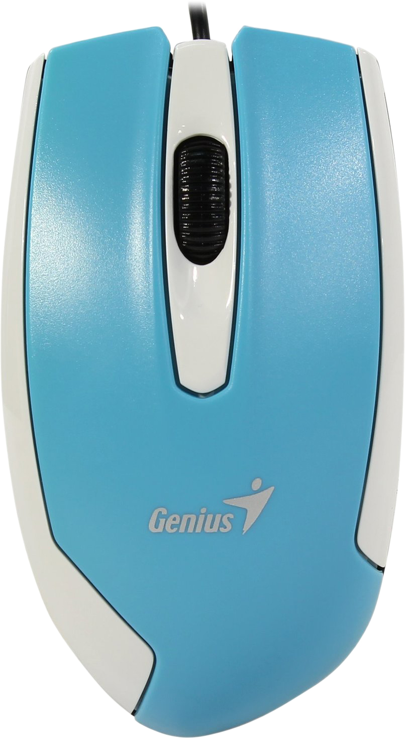 фото Мышь Genius DX-100X голубой