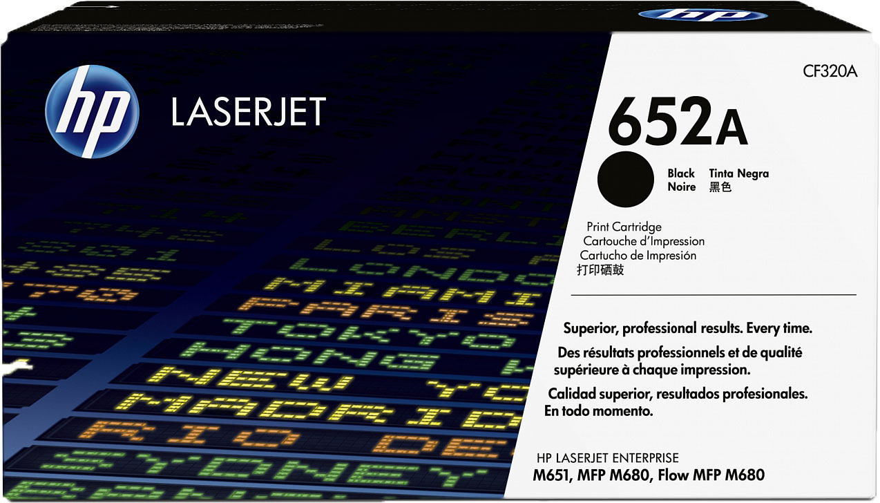 Картридж HP CF320A для LaserJet Enterprise Color MFP M680dn/M651n. Черный. 11500 страниц. (652A)