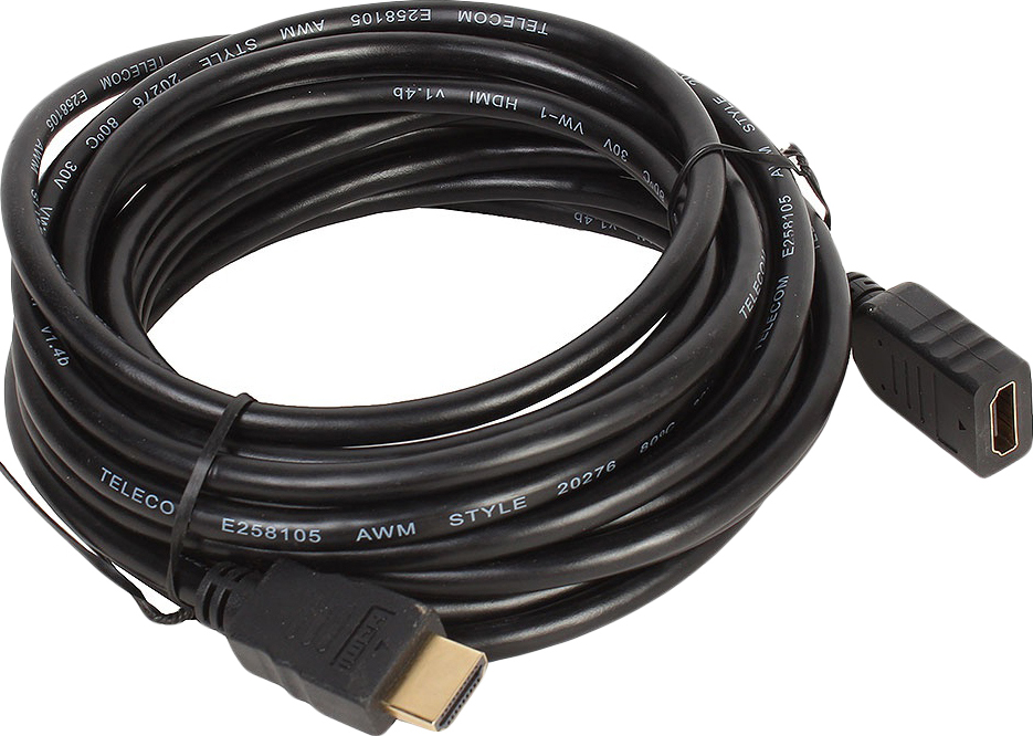 фото Кабель удлинительный Telecom 1.4V HDMI-19M/HDMI-19F 5m <CG501D_M/F /VHD6105D-5M>