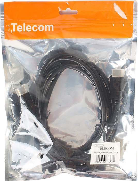 фото Кабель Telecom HDMI-19M - HDMI-19M ver 2.0+3D/Ethernet, TCG200F-2M, 2 м