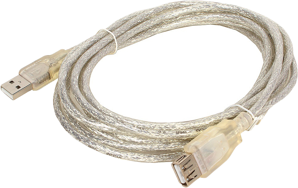 фото Кабель удлинительный VCOM USB2.0 AM/AF, VUS6936-3MTP, 3 м