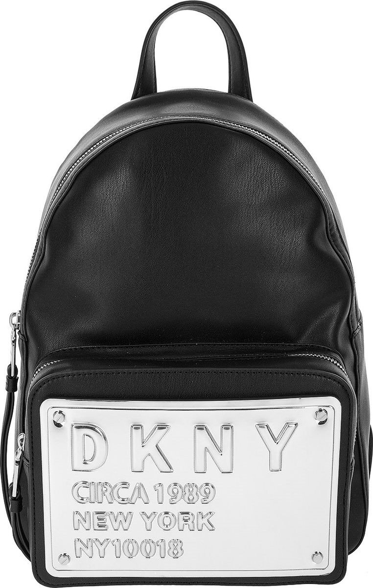 фото Рюкзак женский DKNY, R83KY632/BSV, черный, серебристый