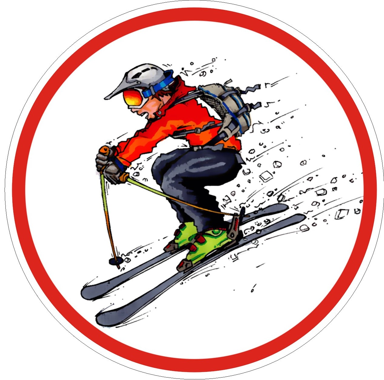 Лыжные наклейки
