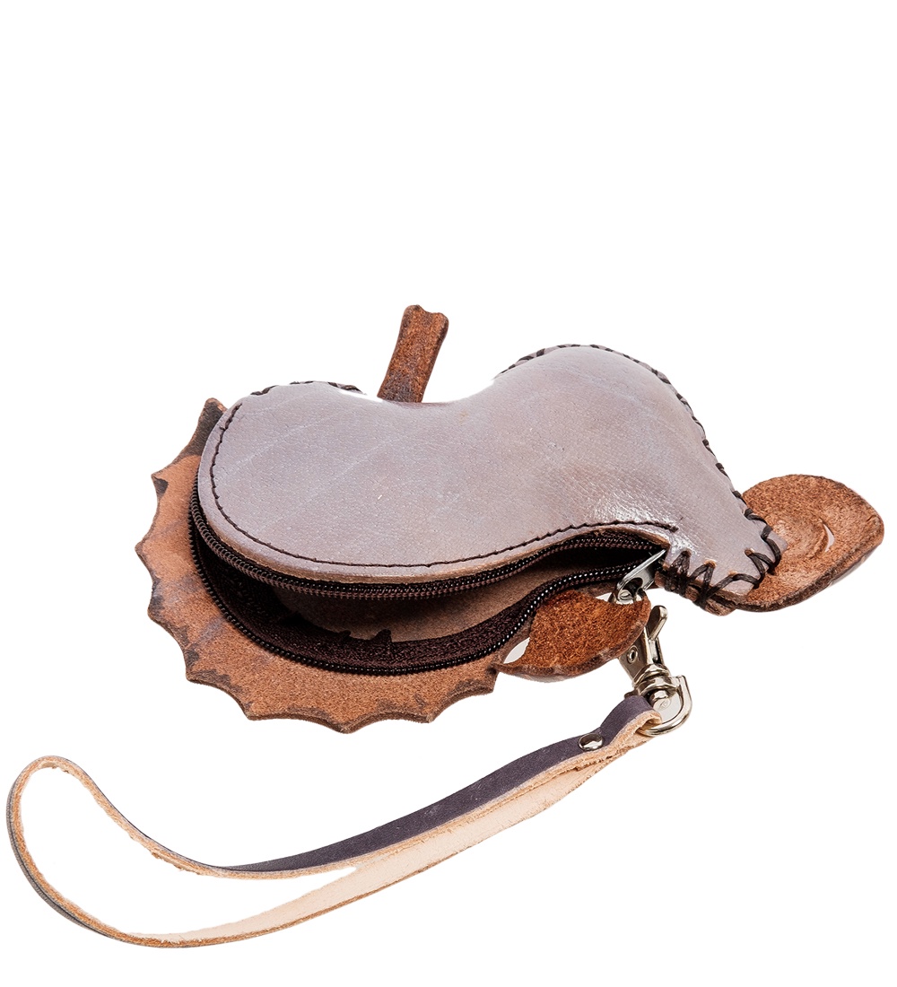 фото Кошелёк кожаный Art East ''Морской конек'' 351358, коричневый, 15 см