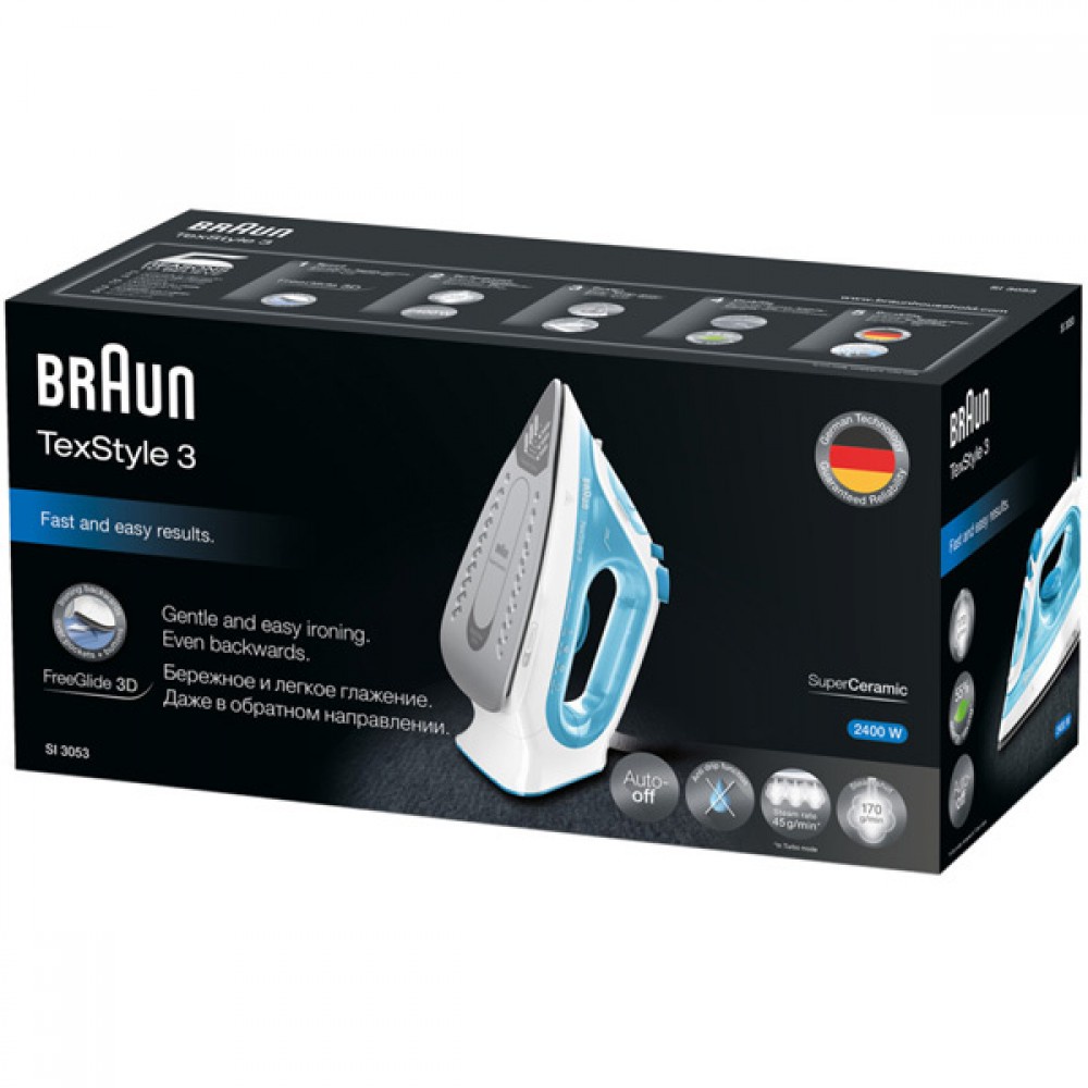 фото Паровой утюг BRAUN SI3053BL