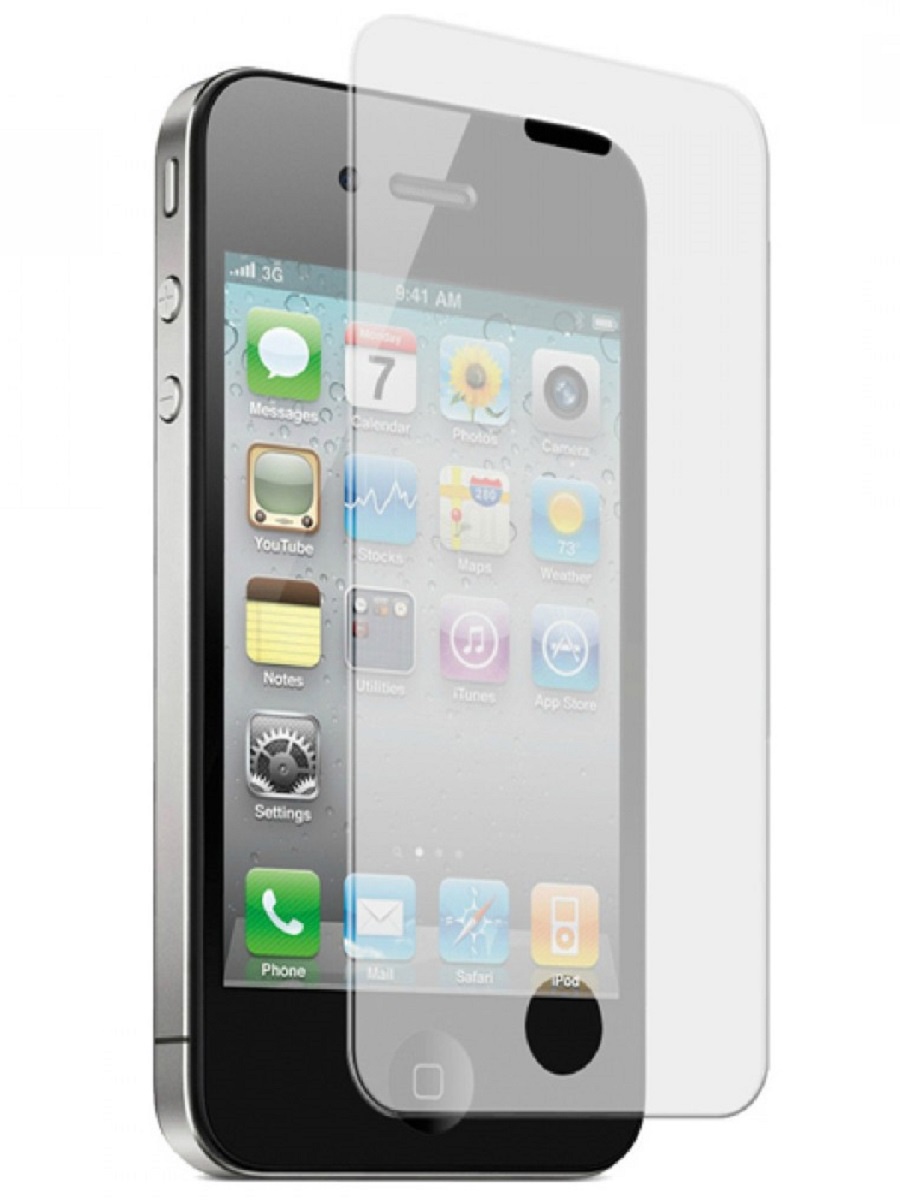фото Защитное противоударное стекло YOHO для iPhone 4/4S, YZSI44SC