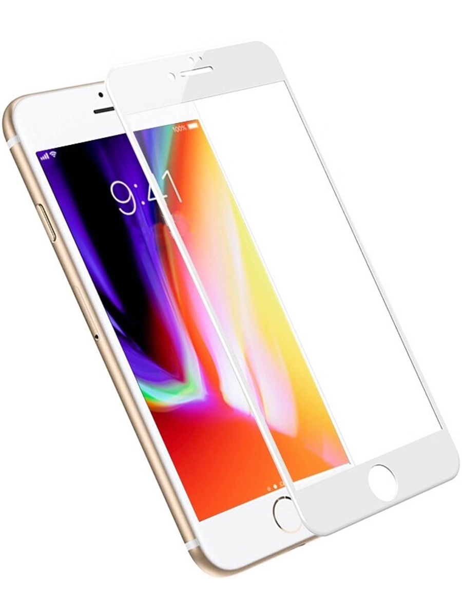 фото Защитное стекло YOHO для iPhone 6 Plus/6S Plus на полный экран 5D Full Screen, YZSI6SPw, белый