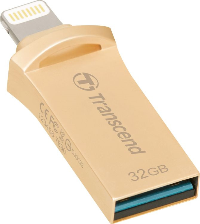 фото Флеш Диск Transcend 32Gb JetDrive Go 500 TS32GJDG500G USB3.1 золотистый
