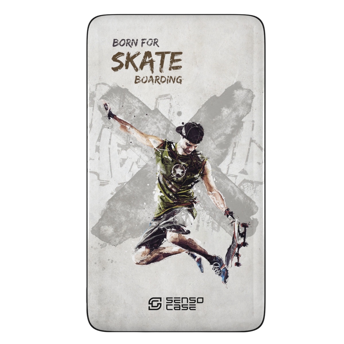 фото Внешний аккумулятор SensoCase "Скейтбординг" Power Bank 10 000 mAh, SC-10K - skate-boy, 100009