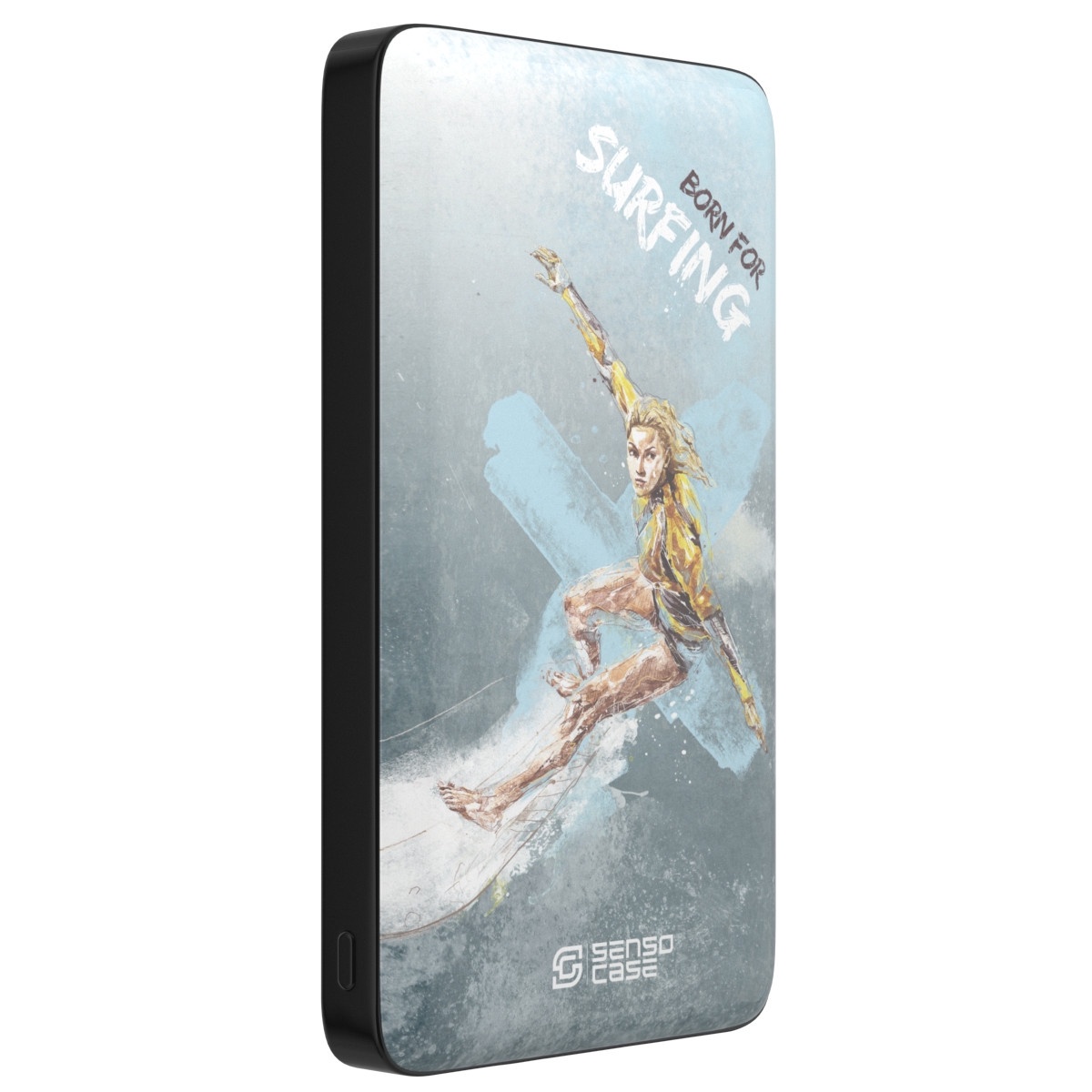 фото Внешний аккумулятор SensoCase "Серфинг" Power Bank 10 000 mAh, SC-10K - surf-girl, 100003