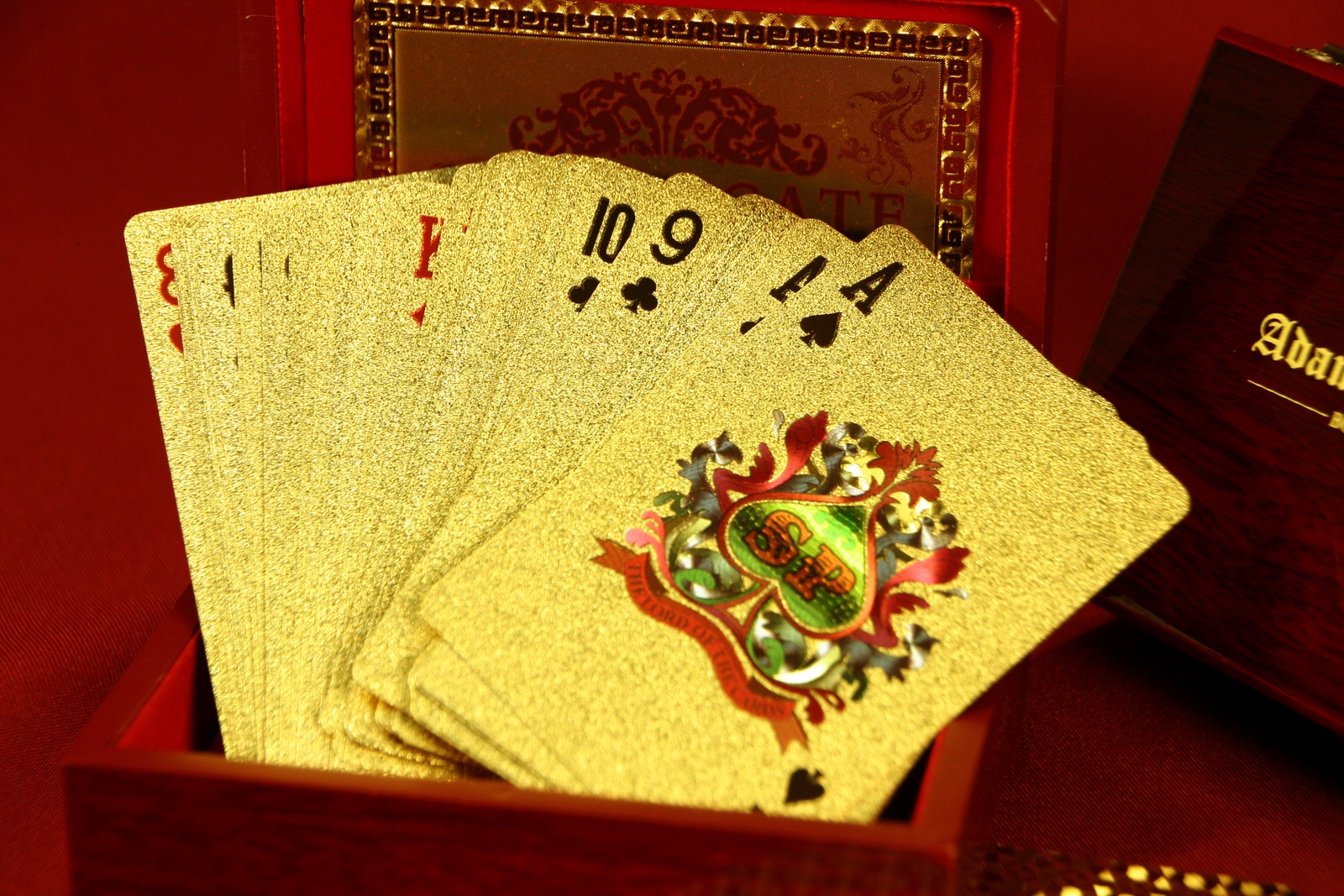 фото Подарочный набор игральных карт Adam Franklin в шкатулке, AF-CARD-02, 54 шт