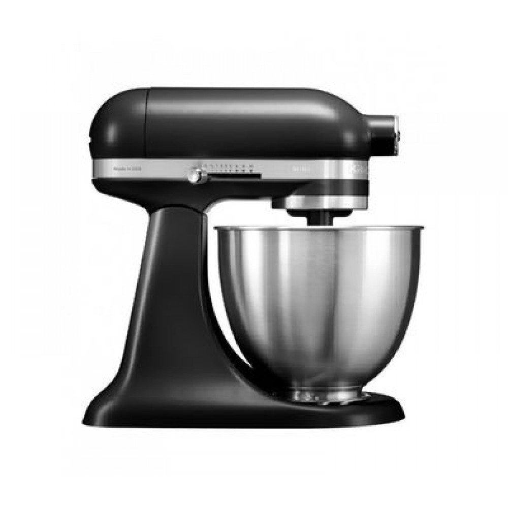 фото Планетарный Миксер KitchenAid ARTISAN MINI 3 л, матовый чёрный, 5KSM3311XEBM